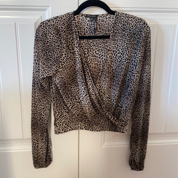 Dynamite animal print top - Picture 1 of 2